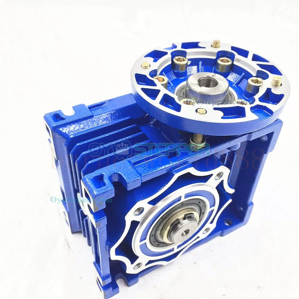 NMRV050 80B14 Worm Gearbox Speed Reducer Gear Ratio 10:1/15:1/20:1/25:1/30:1/50:1/60:1/80:1/100:1 Input 19mm